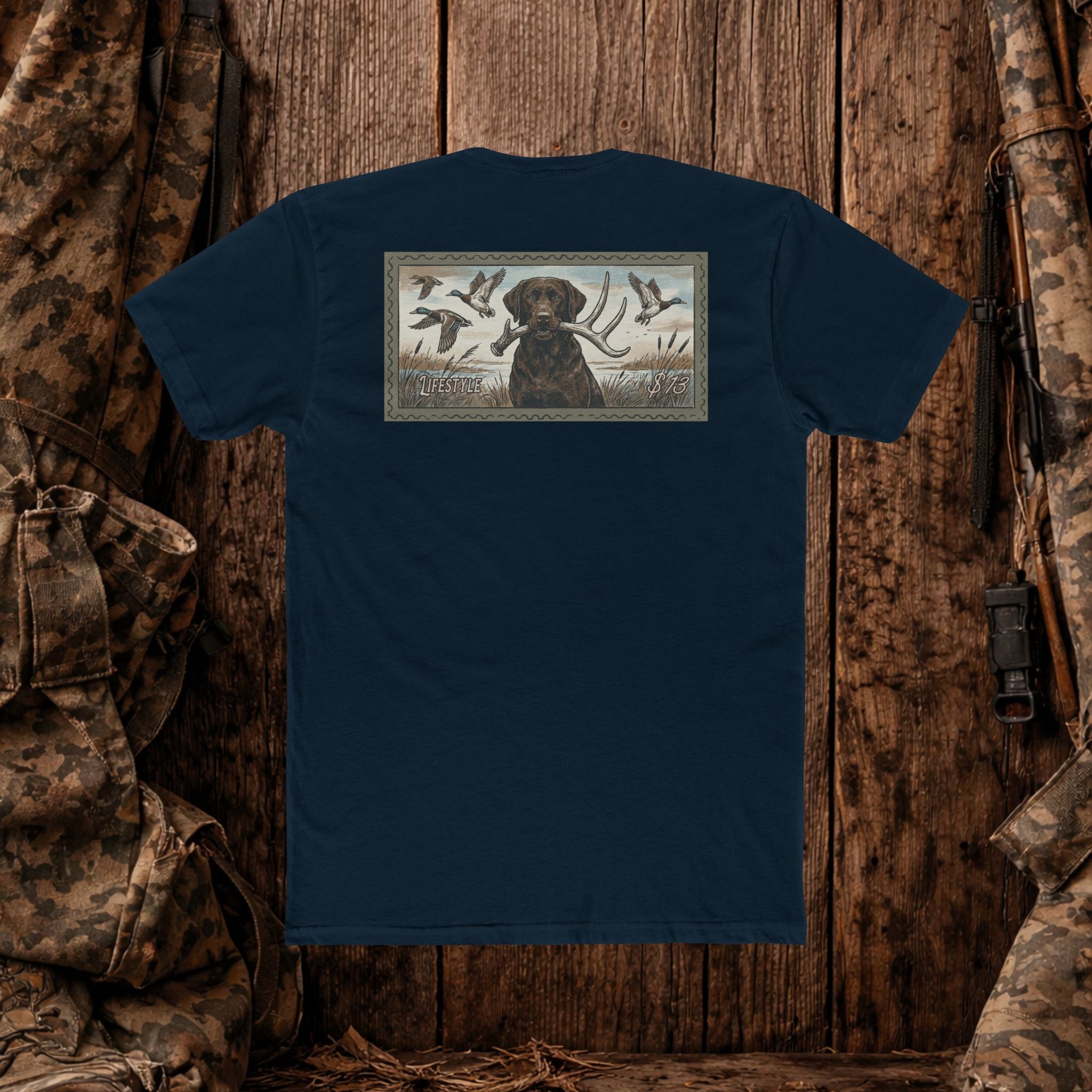 Stamp Series Retriever Graphic Tee