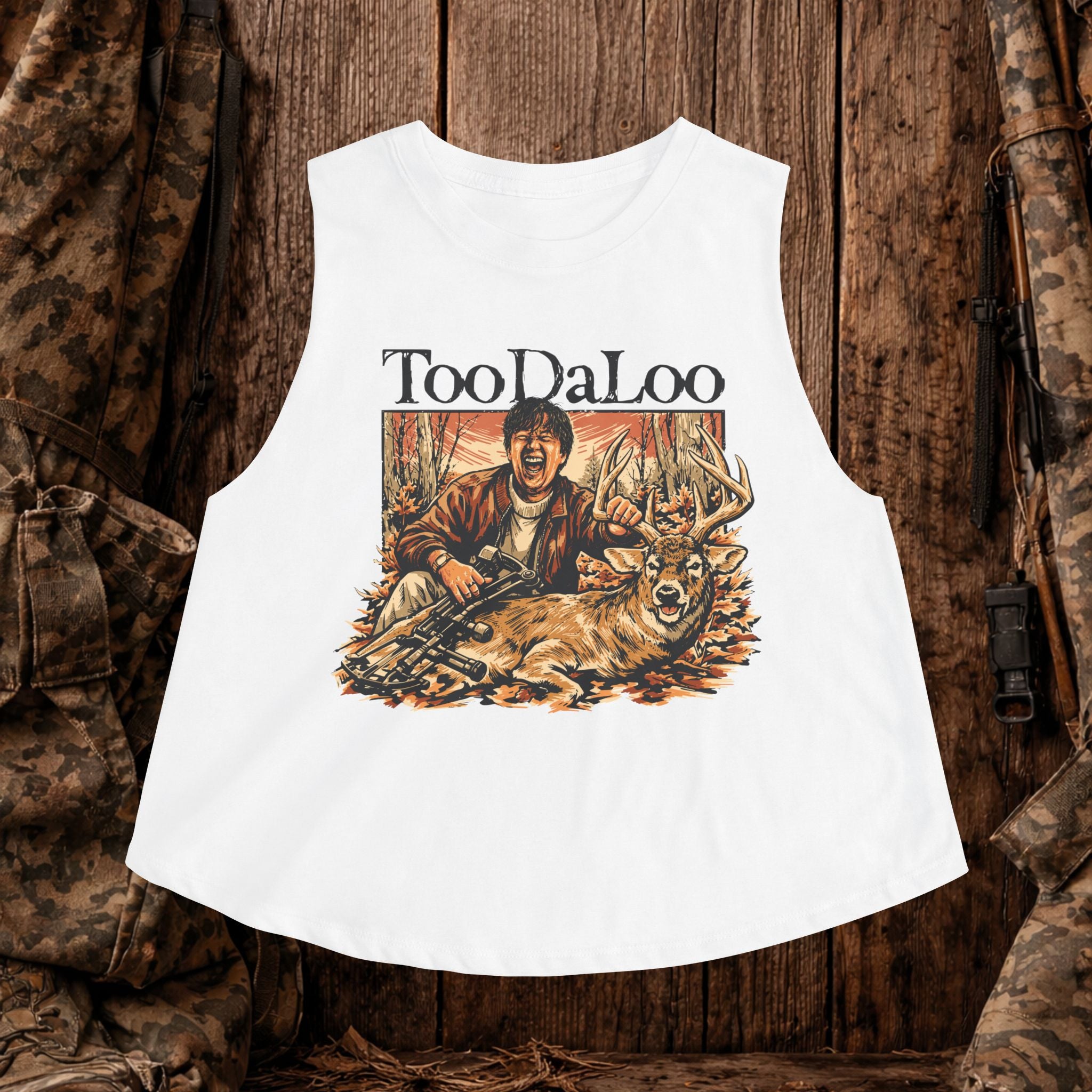 "TooDaLoo" Buck Crop Top