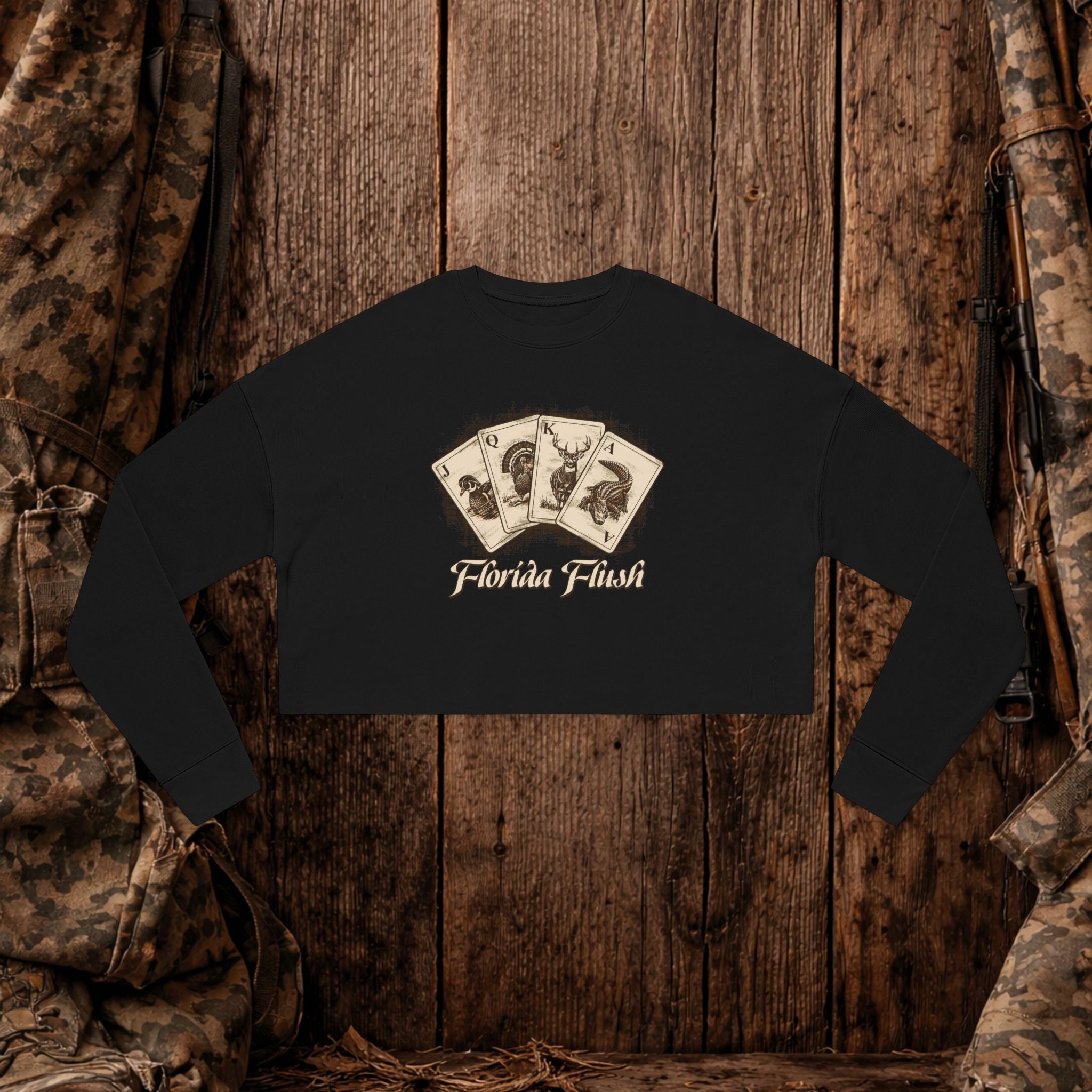"Florida Flush" Cropped Sweatshirt