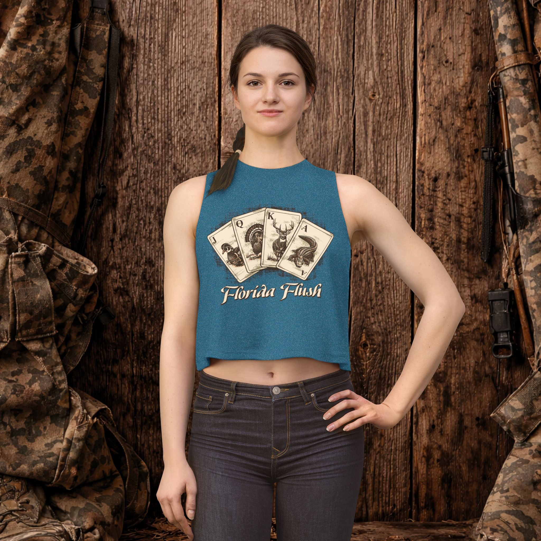 "Florida Flush" Crop Top