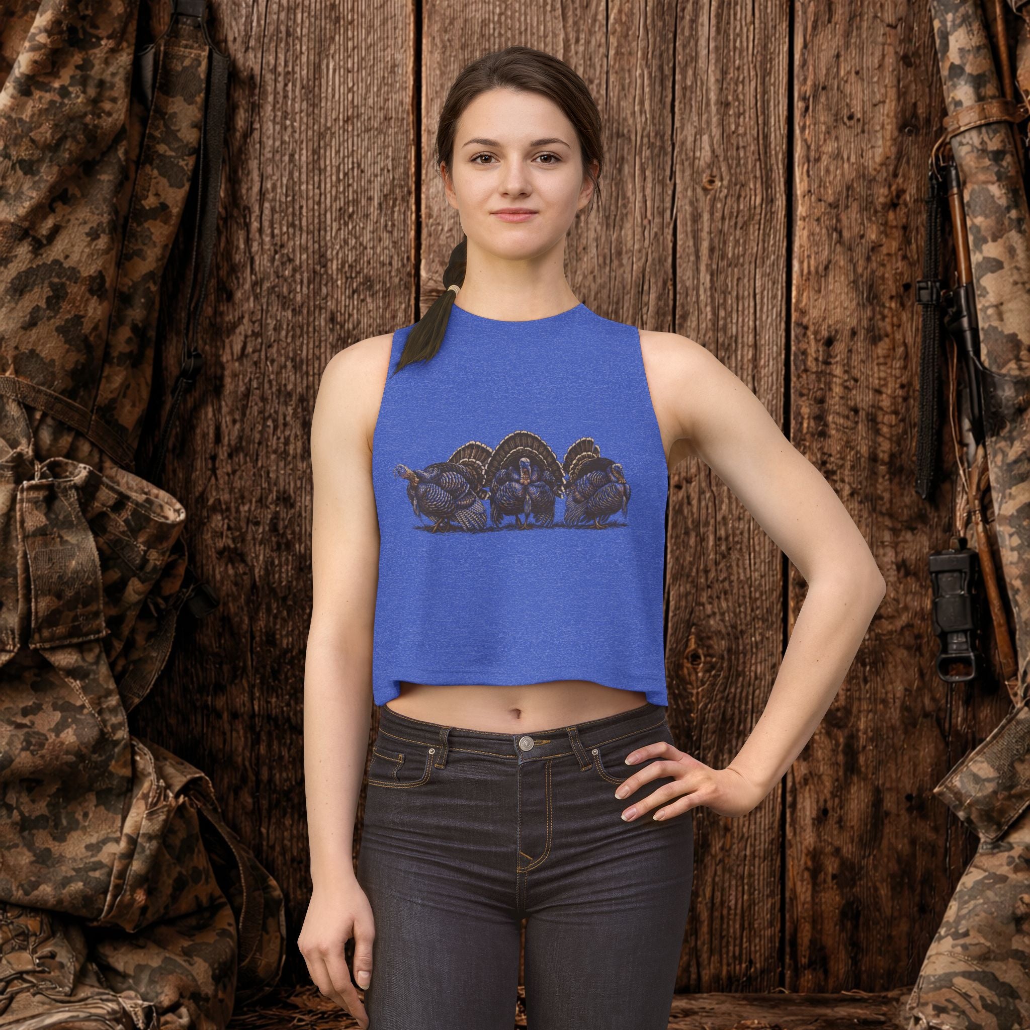 Strut Line Crop Top