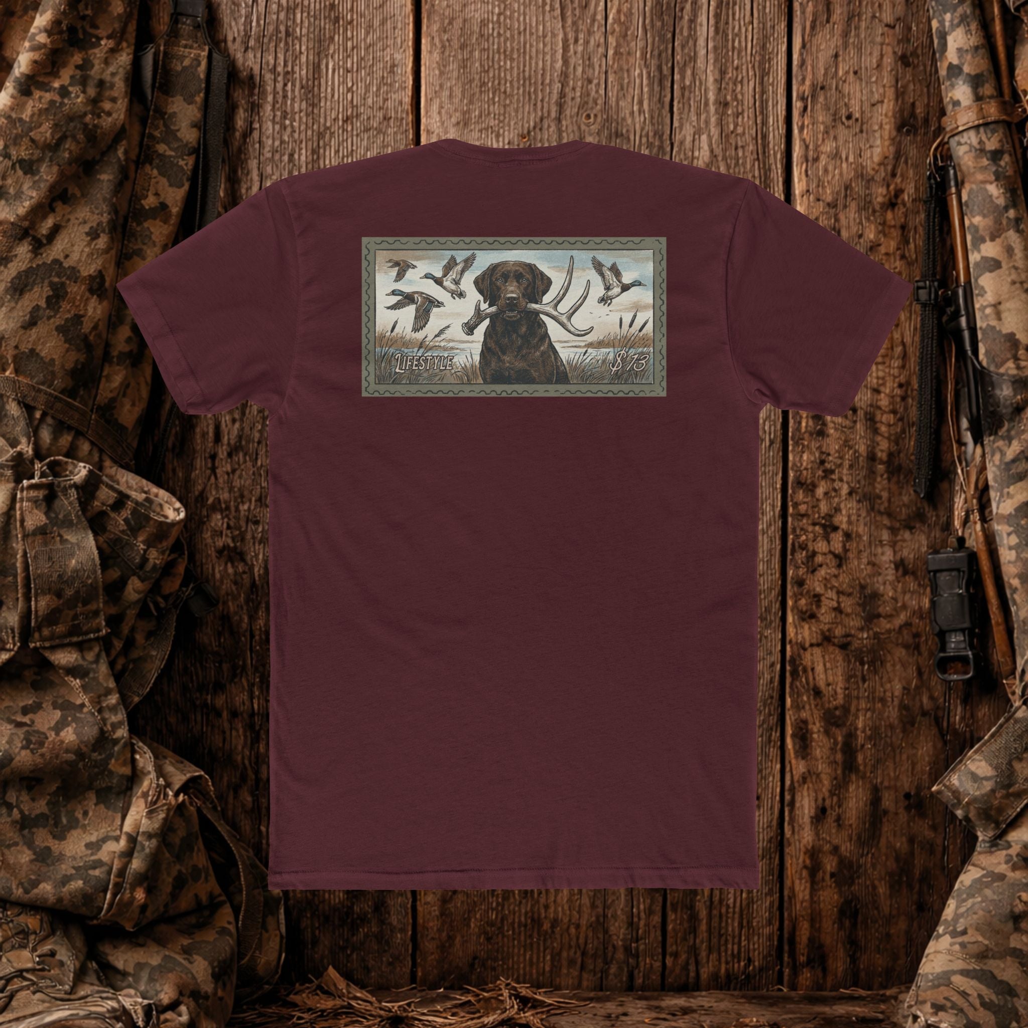 Stamp Series Retriever Graphic Tee