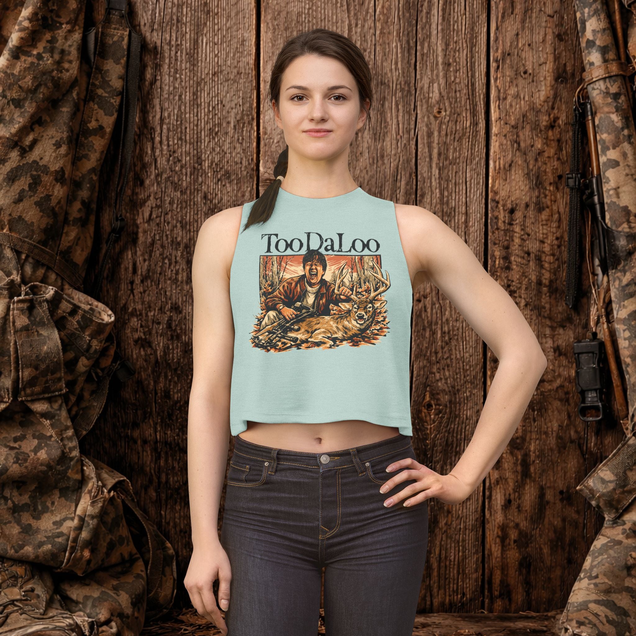 "TooDaLoo" Buck Crop Top