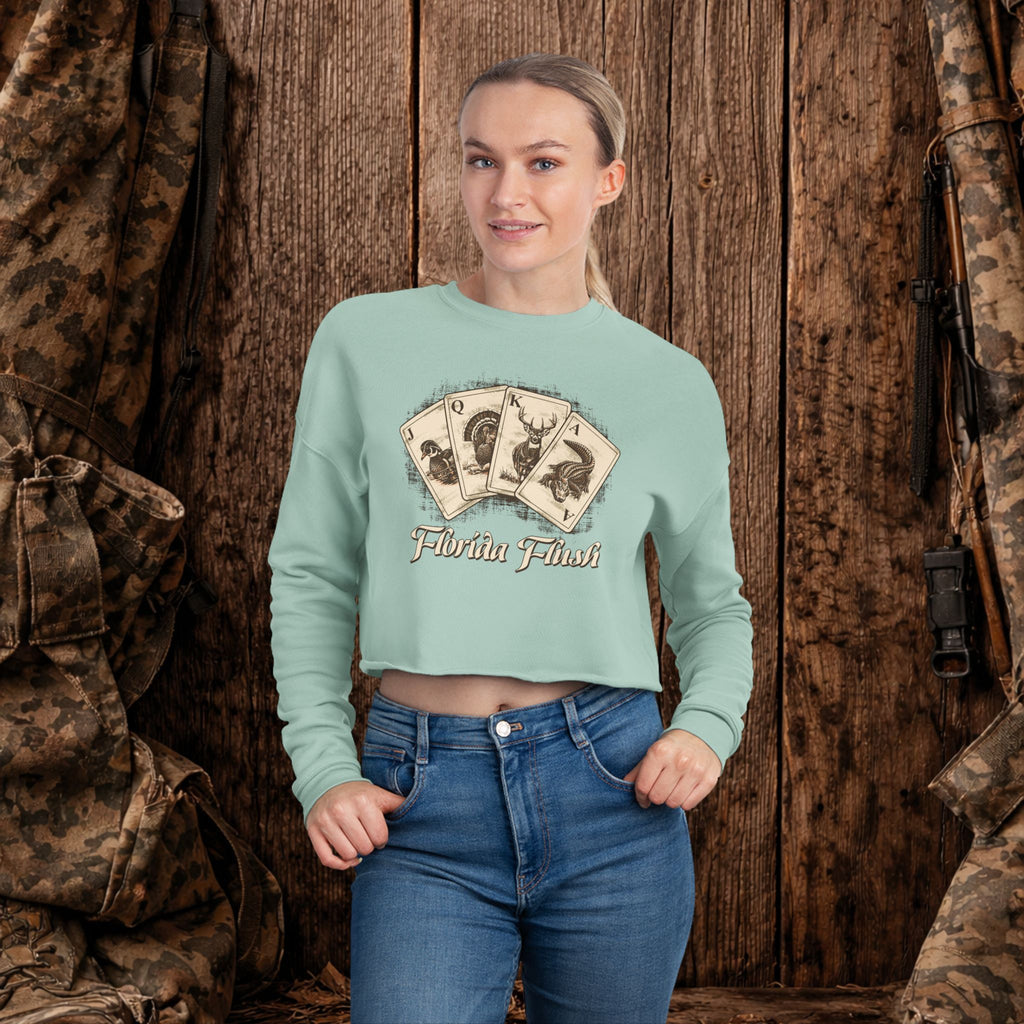 "Florida Flush" Cropped Sweatshirt