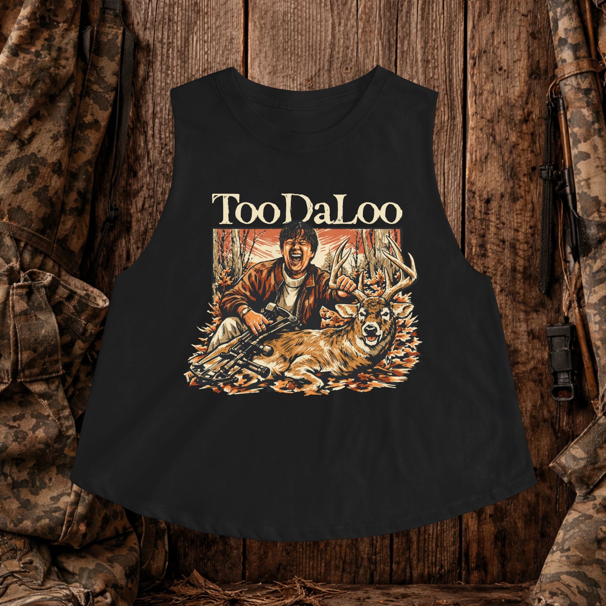 "TooDaLoo" Buck Crop Top
