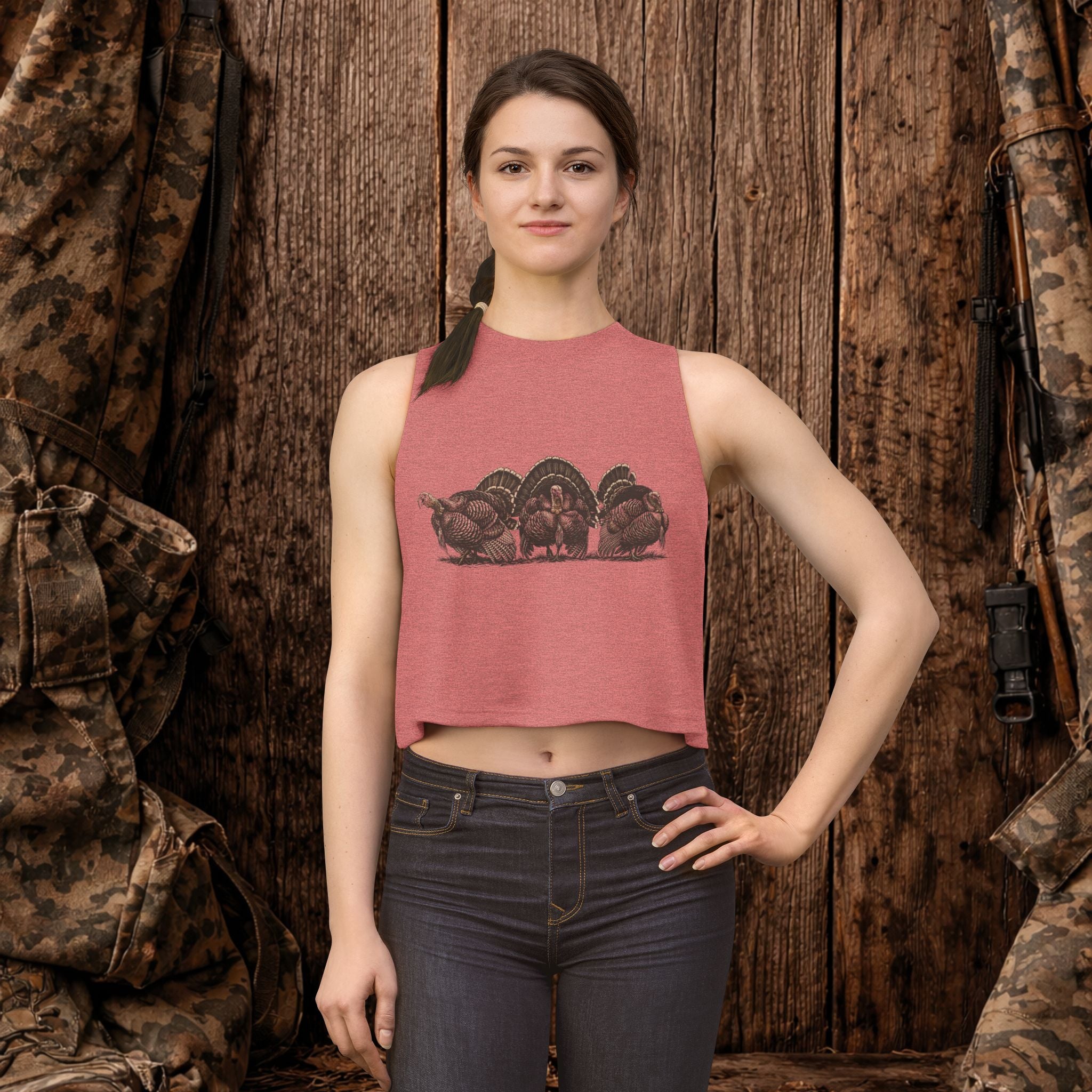Strut Line Crop Top