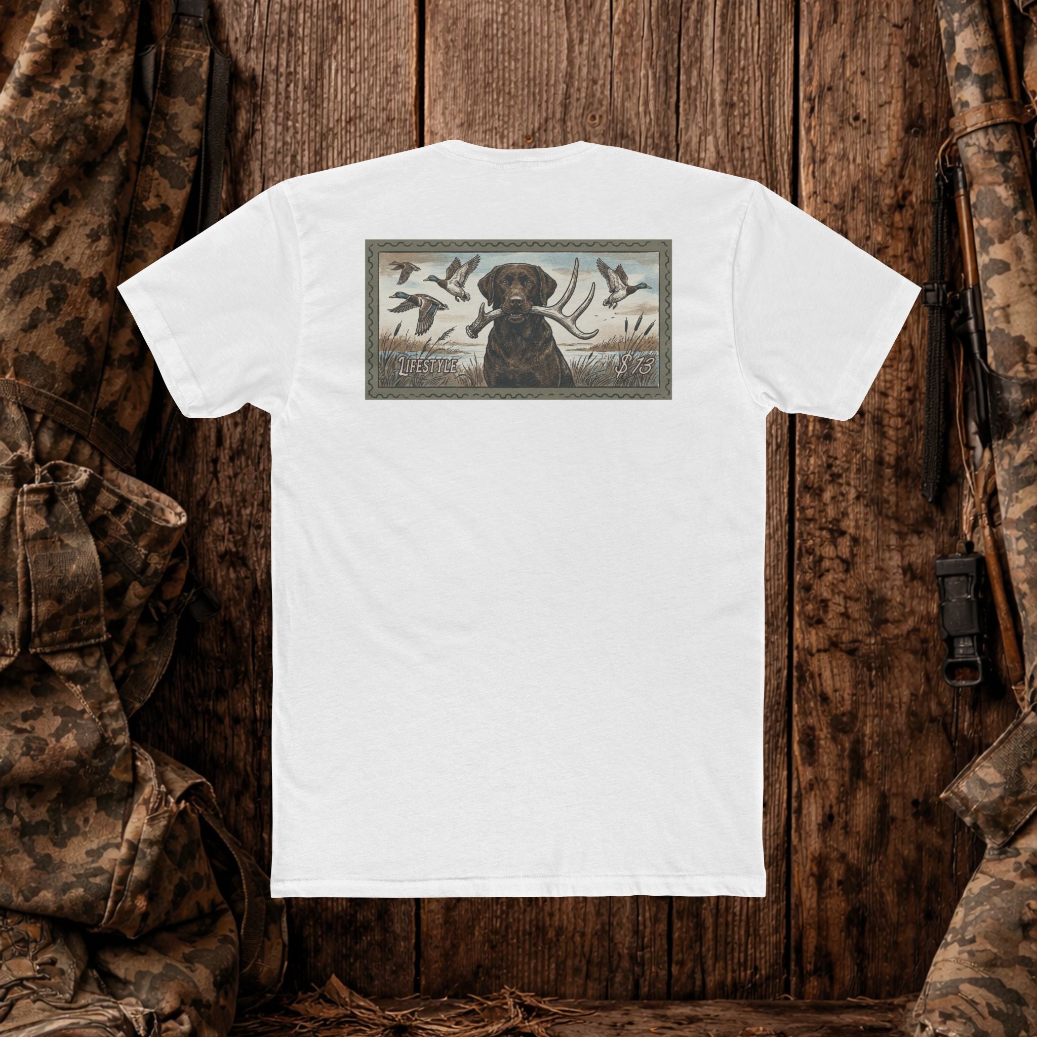 Stamp Series Retriever Graphic Tee