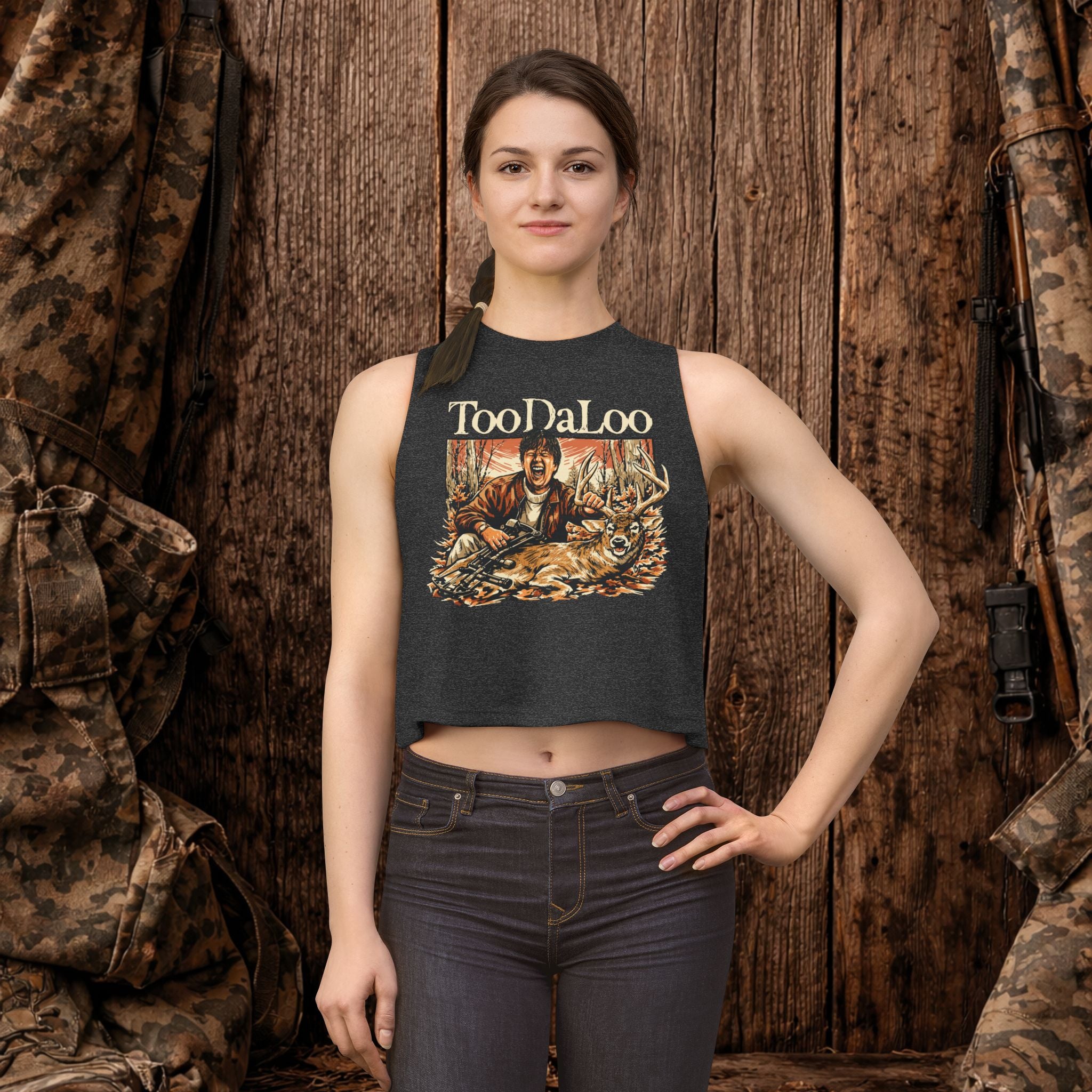 "TooDaLoo" Buck Crop Top