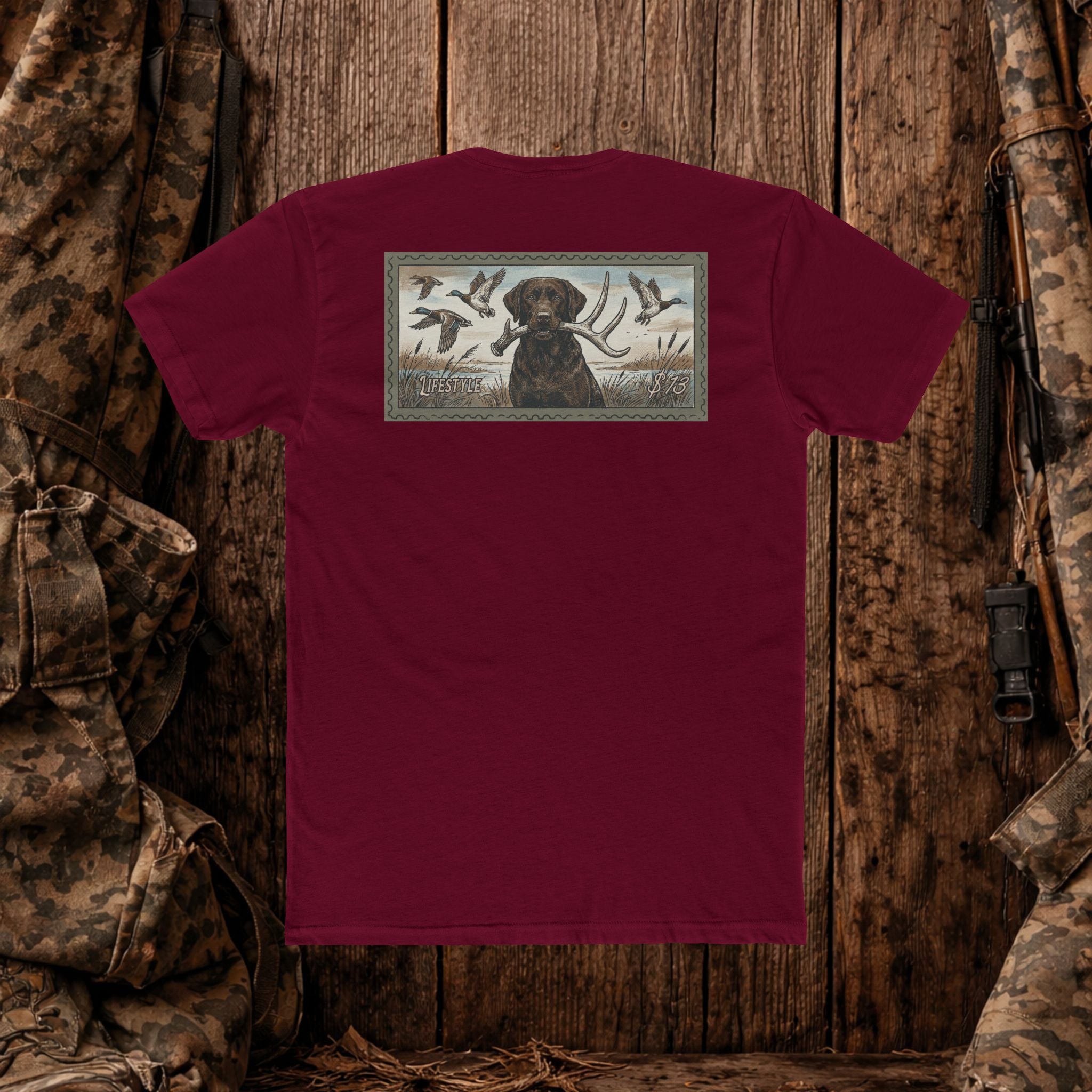 Stamp Series Retriever Graphic Tee