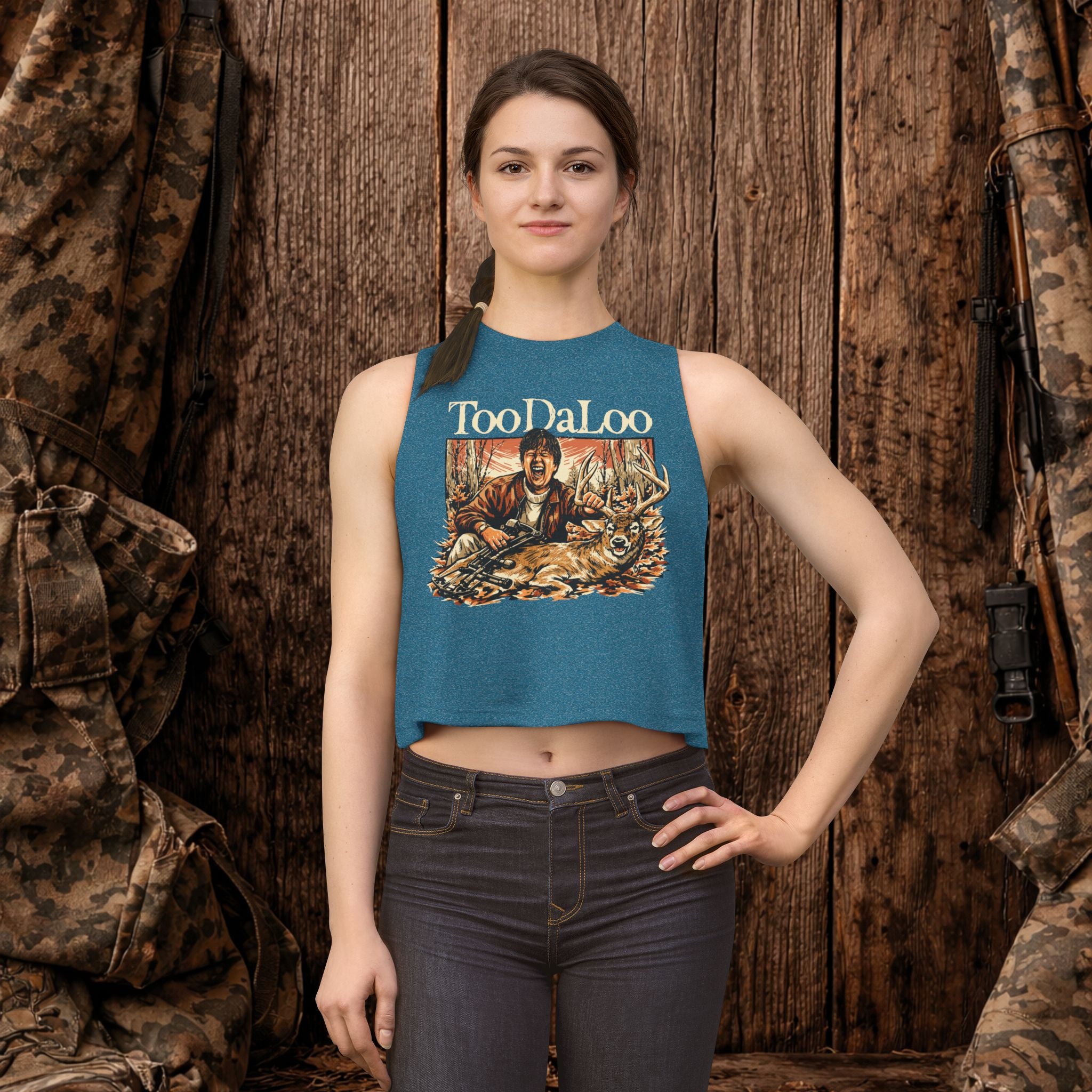 "TooDaLoo" Buck Crop Top