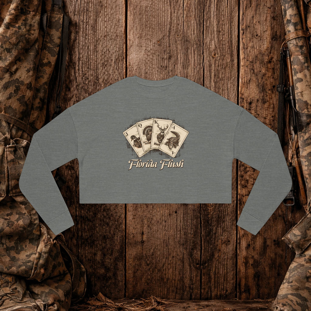 "Florida Flush" Cropped Sweatshirt
