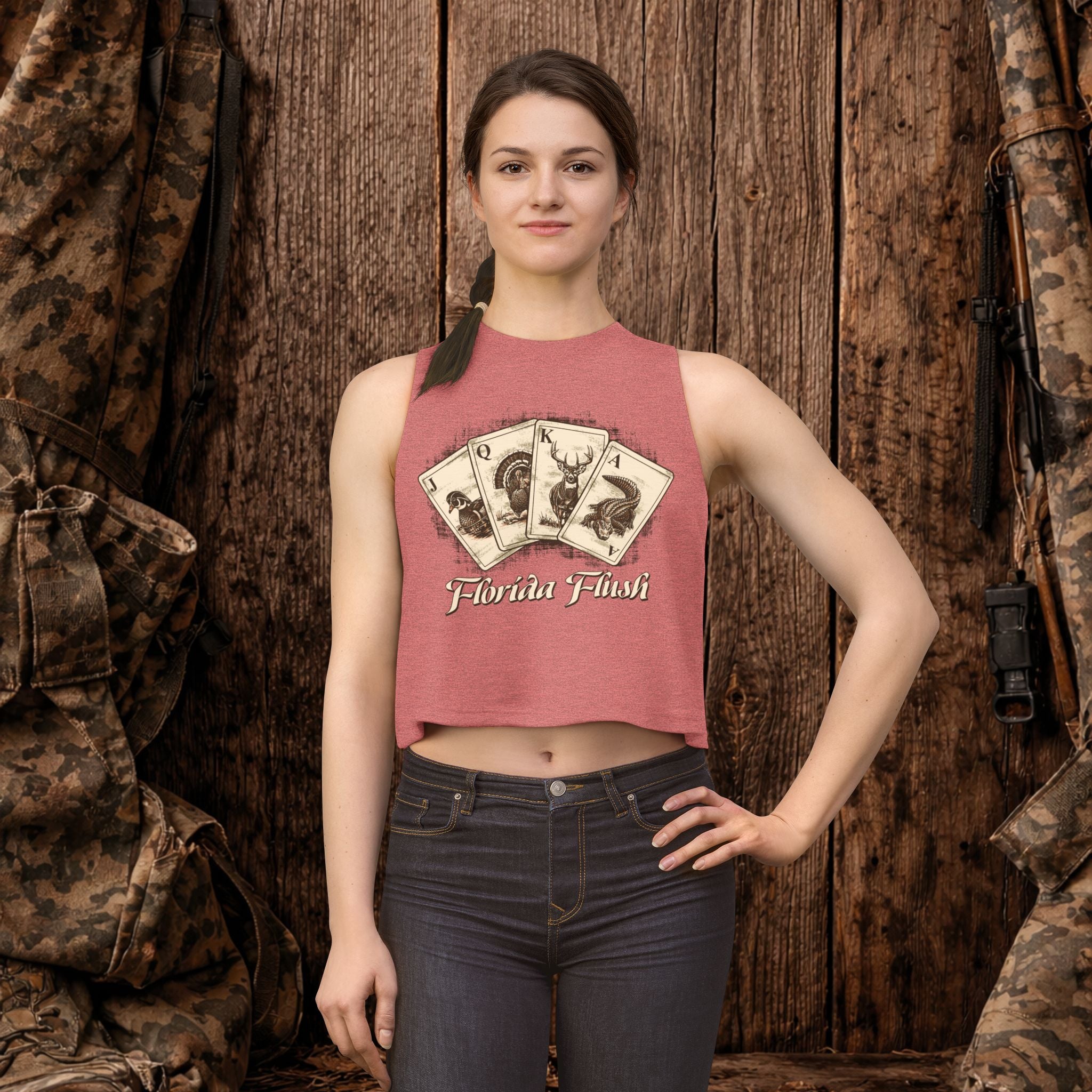 "Florida Flush" Crop Top