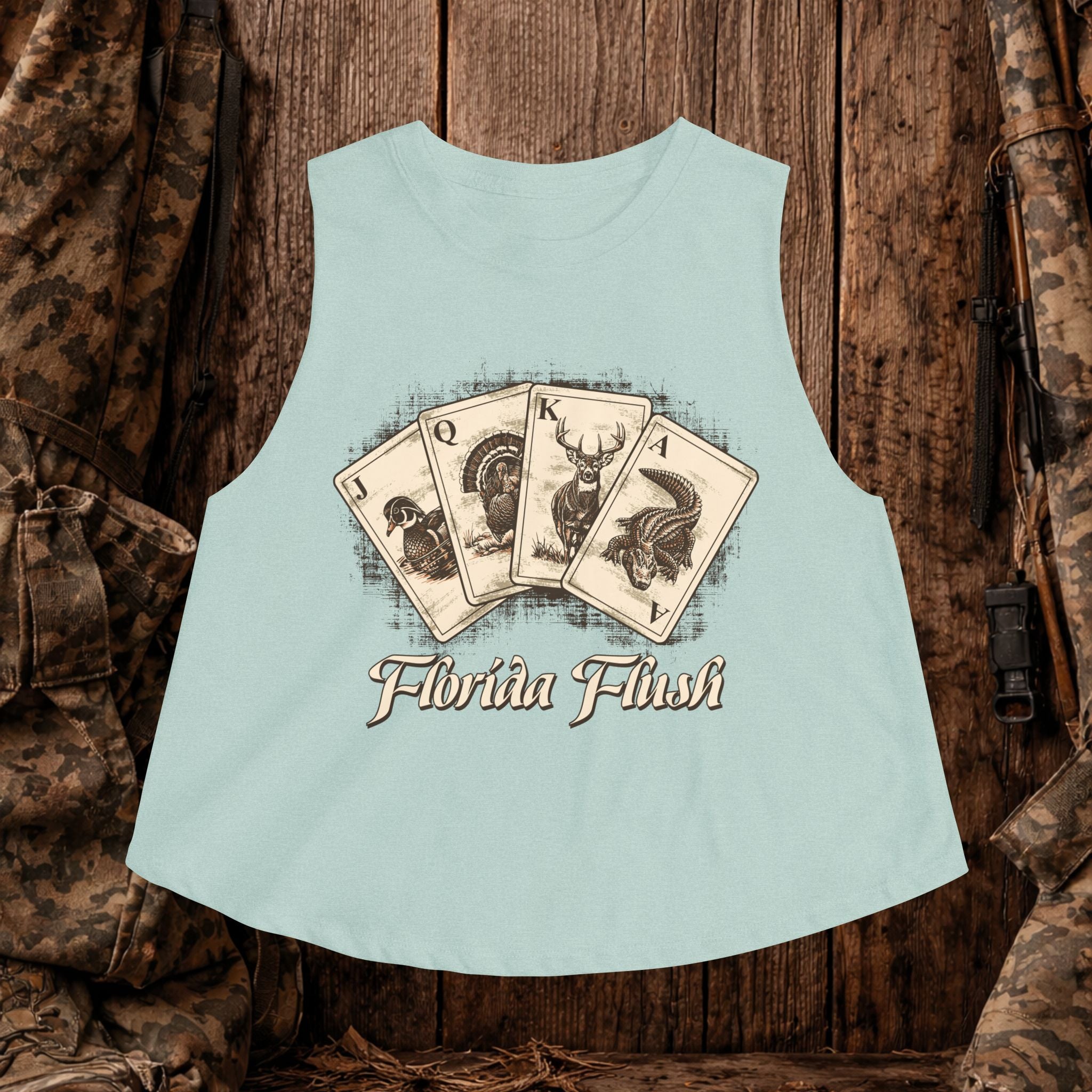 "Florida Flush" Crop Top