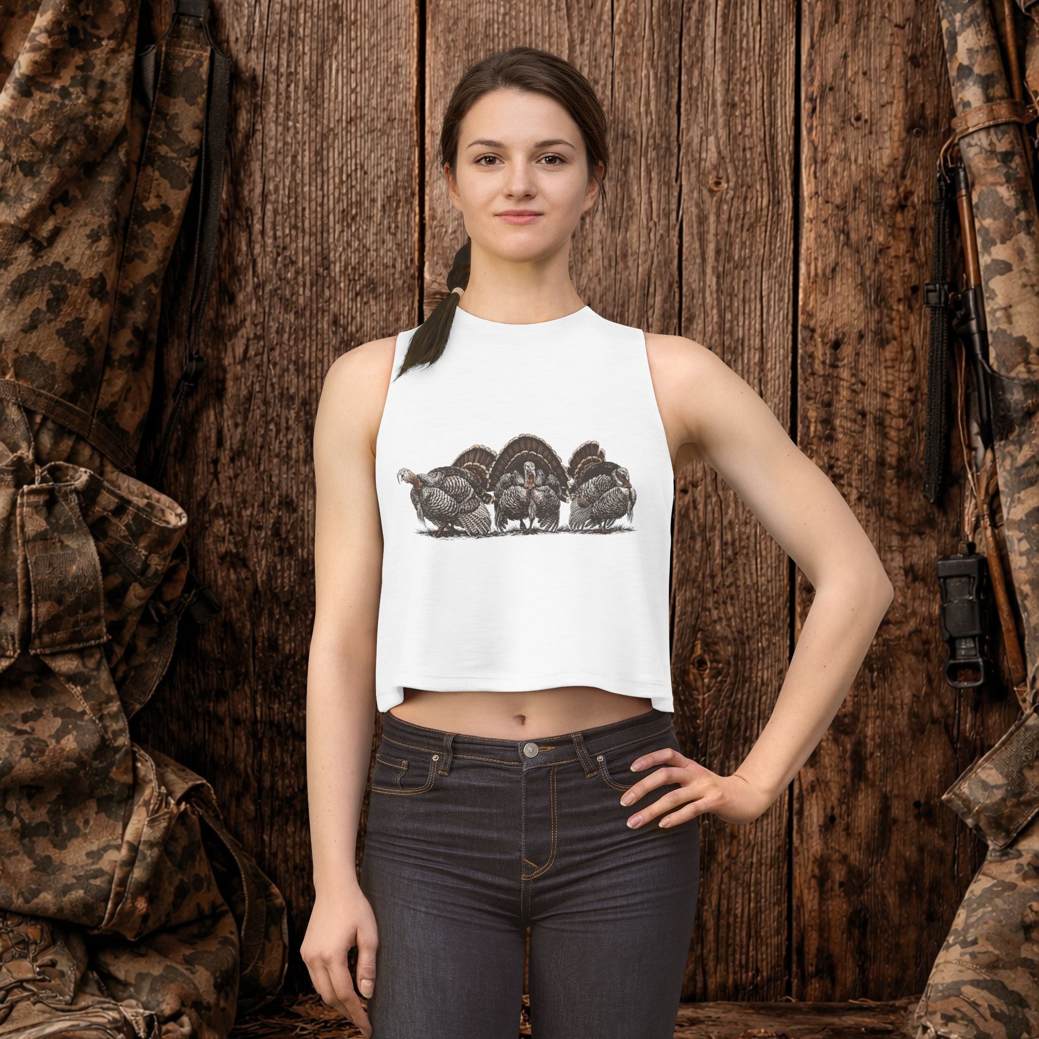 Strut Line Crop Top