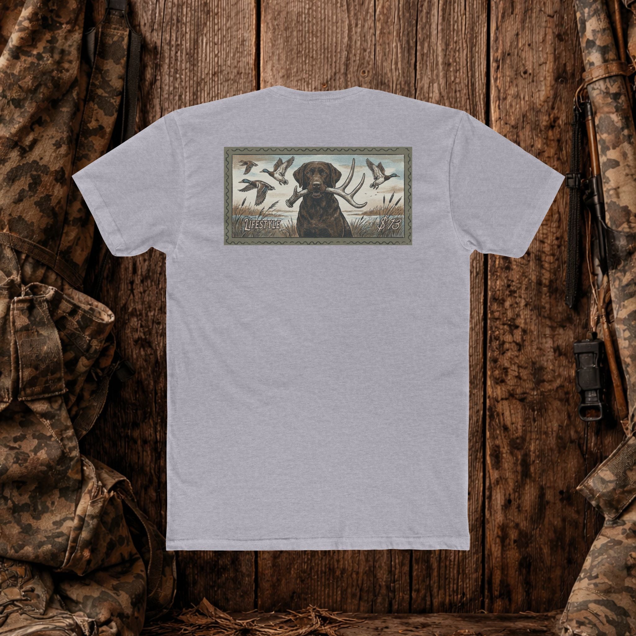 Stamp Series Retriever Graphic Tee