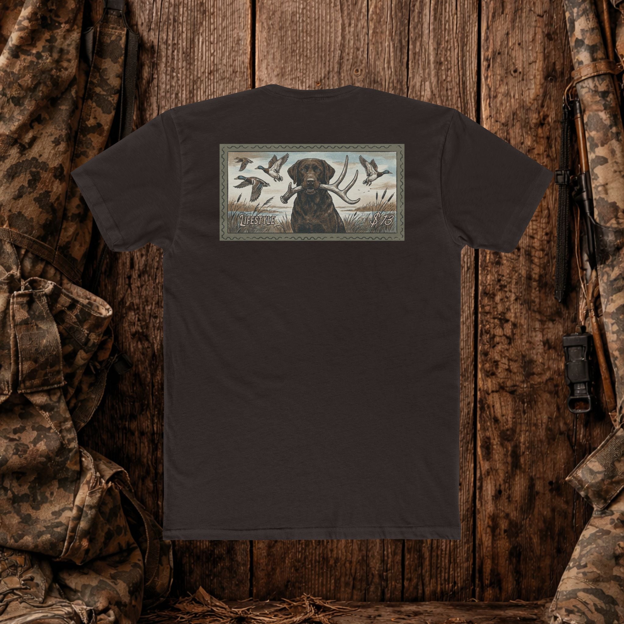 Stamp Series Retriever Graphic Tee