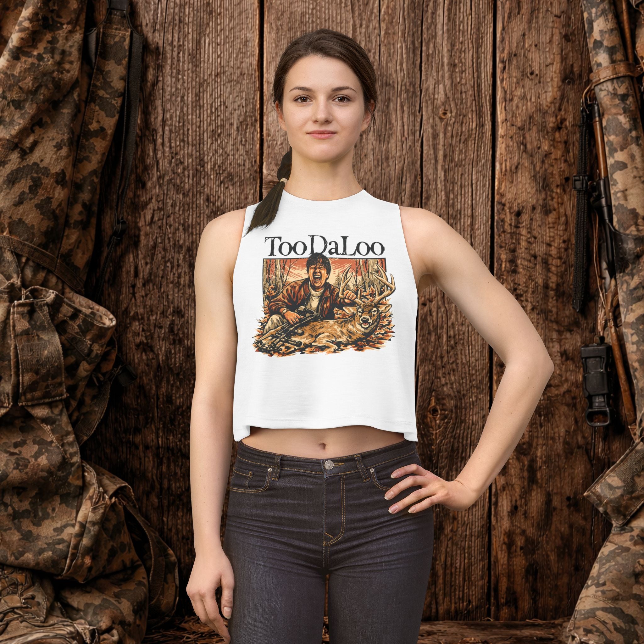 "TooDaLoo" Buck Crop Top