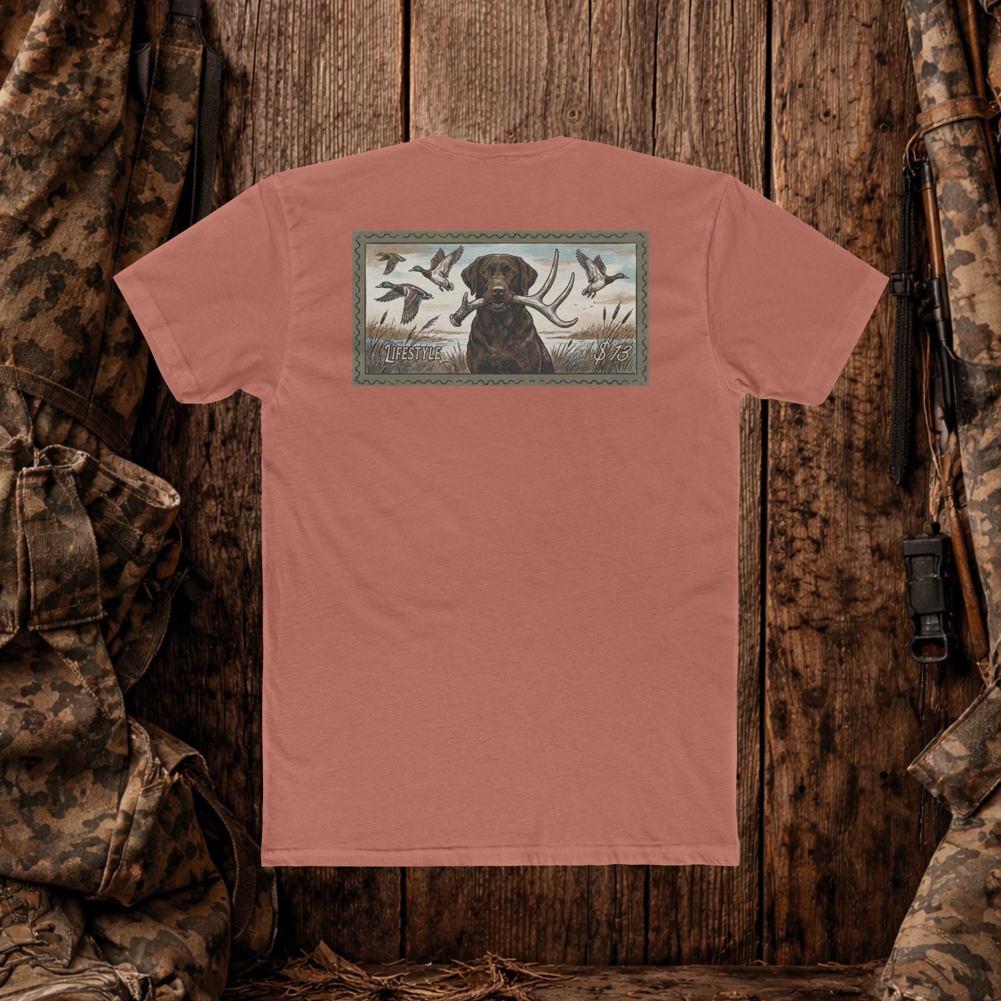 Stamp Series Retriever Graphic Tee