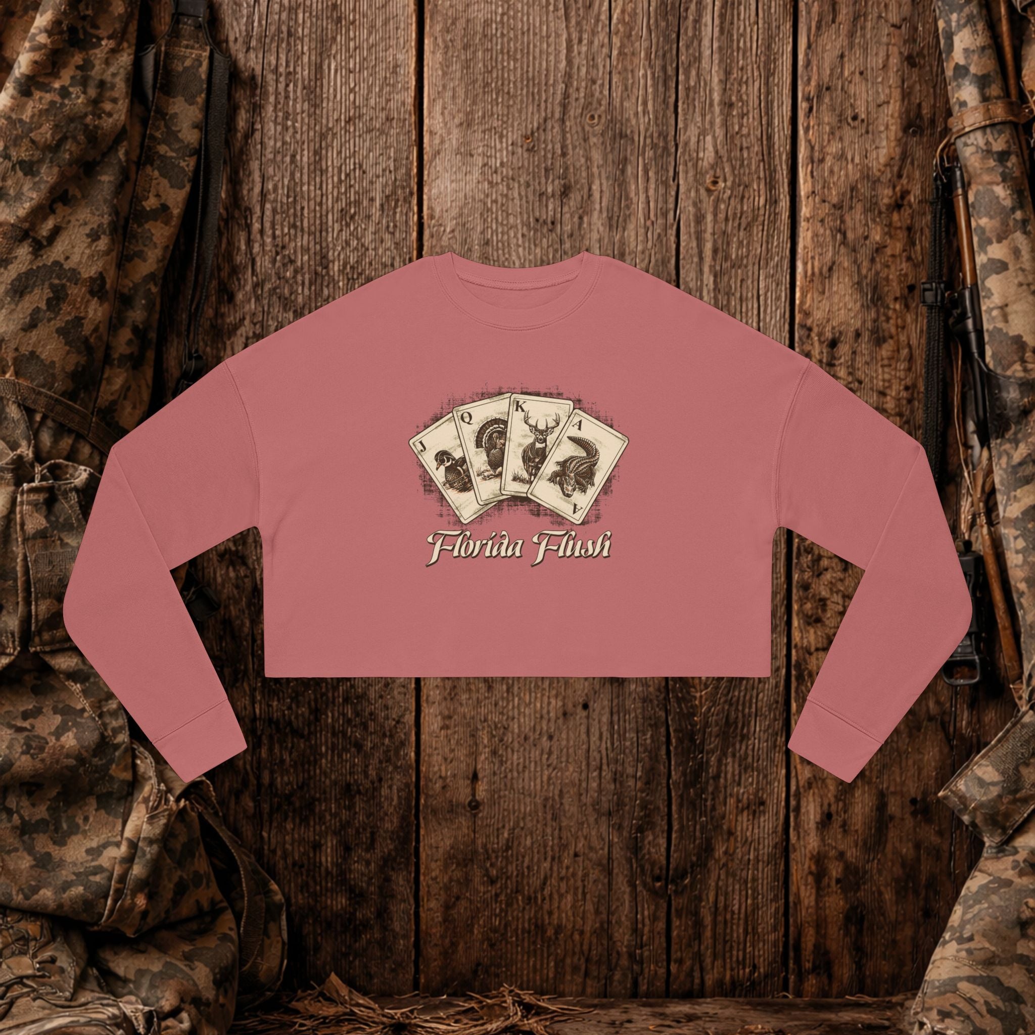 "Florida Flush" Cropped Sweatshirt
