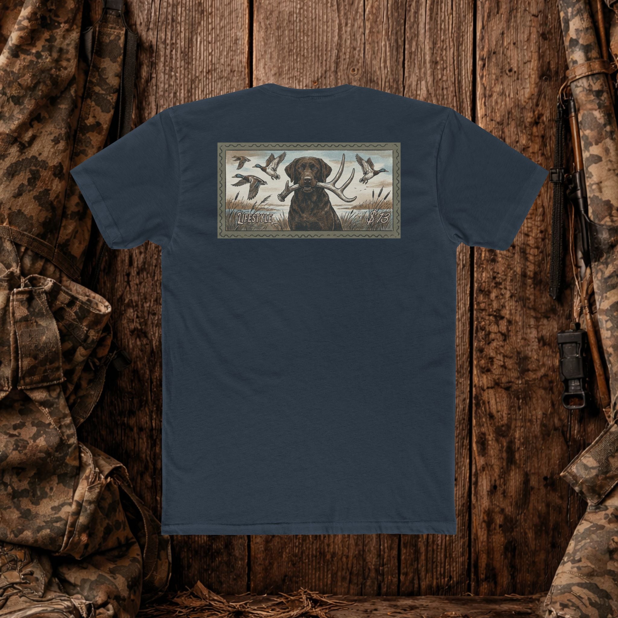 Stamp Series Retriever Graphic Tee